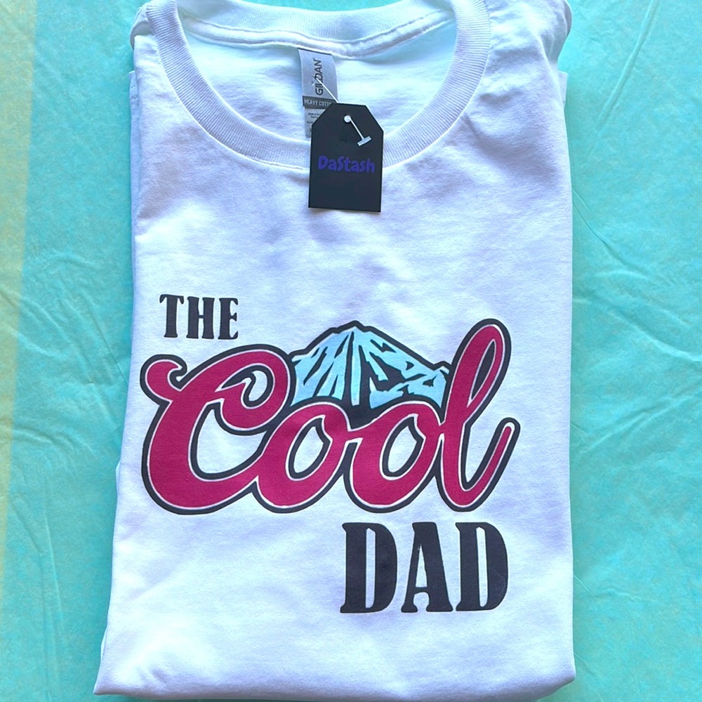 COOL DAD DADDY BEER FATHERS DAY TSHIRT